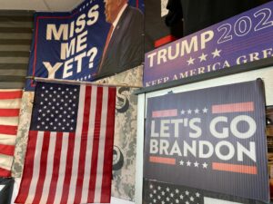 Fox news visits toms river's let's go brandon store in standing room only event ahead of ingraham angle spot
