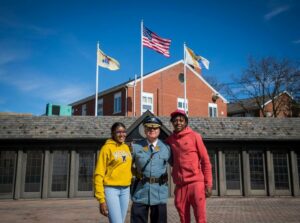 New jersey state police chief provides personal tour of hq to aspiring law enforcement officers