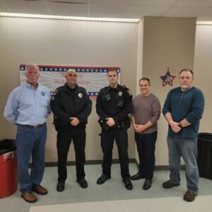 Wall township police serve up pancake breakfast to community veterans - photo licensed by shore news network.