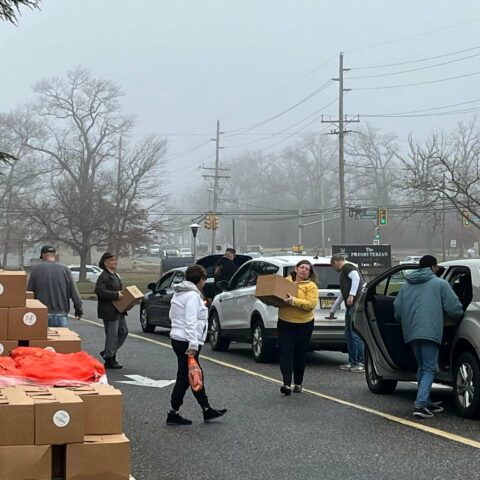 Turnbach, maruca continue community giving in post-public life with food distribution for those in need - photo licensed by shore news network.