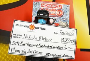 Prince george's county woman wins $65k on monopoly second chance
