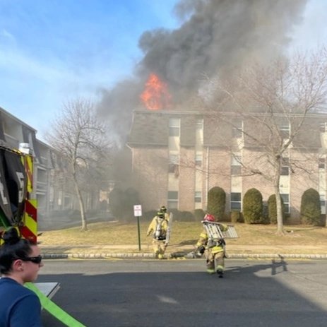 New Jersey Police, Firefighters Catch Toddler Dropped from Second Floor of Burning Apartment Building