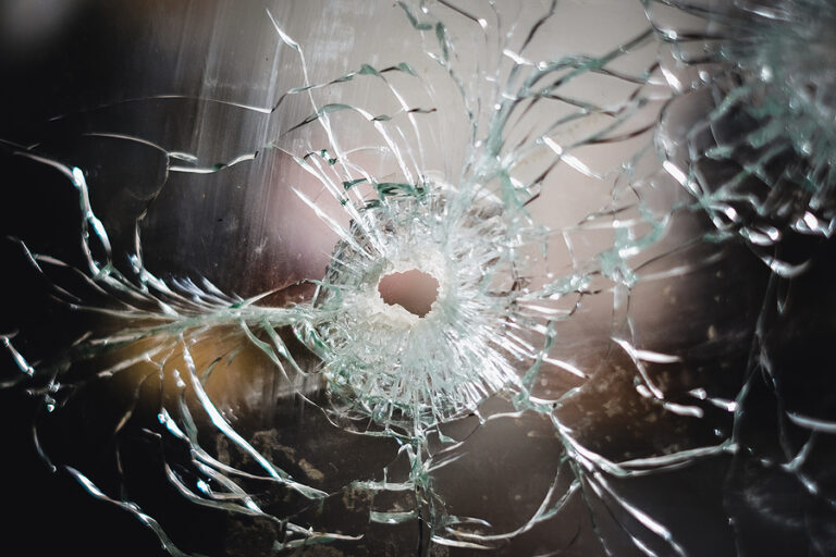 Shots fired in brooklyn, porch window struck by bullets - photo licensed by shore news network.