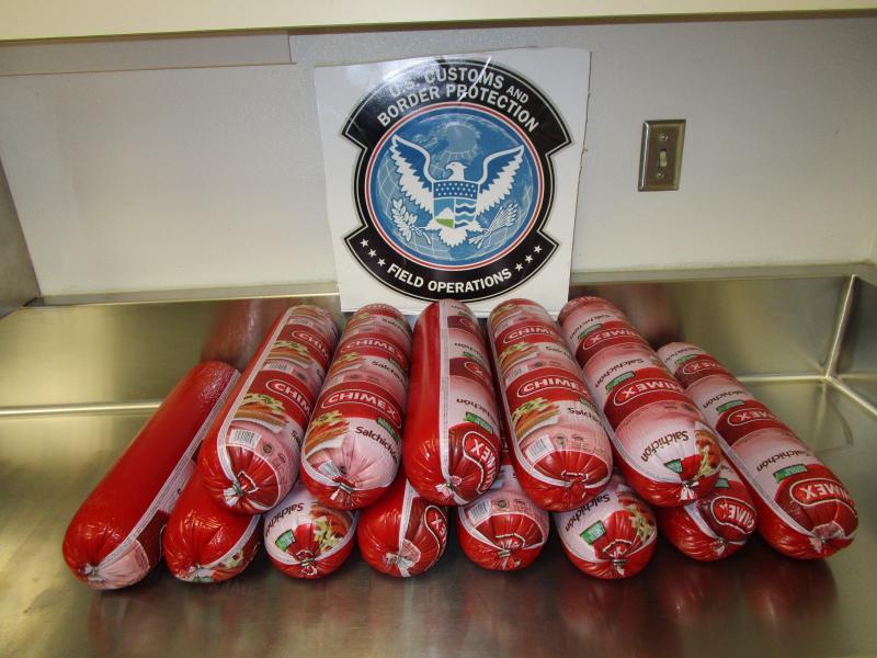 CBP Again Prevents Multiple Bologna Smuggling Schemes Santa Teresa bologna load.