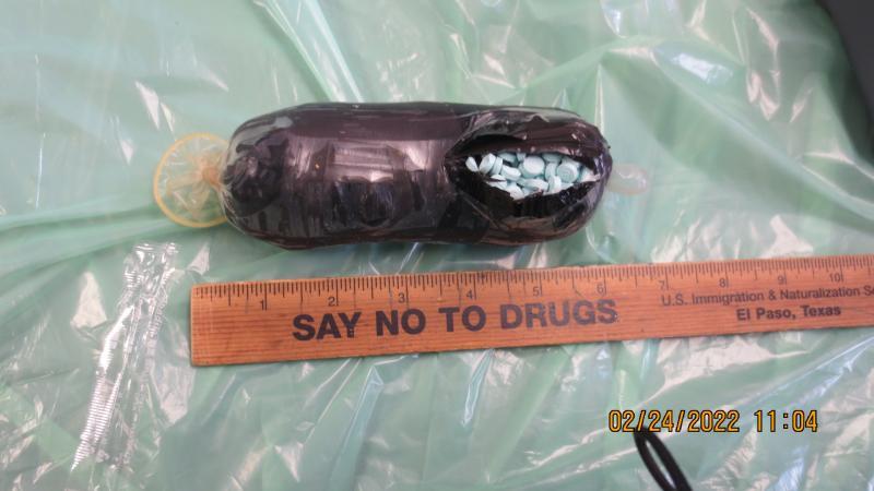CBP Officers Stop Multiple Fentanyl Body Carriers February 24 fentanyl seizure.