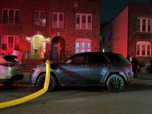 This is what happens when you block a fire hydrant in New York City firefighters injured