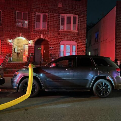 This is what happens when you block a fire hydrant in new york city, firefighters injured - photo licensed by shore news network.