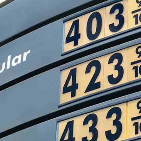 Gas prices spike to over $4 per gallon in new jersey and it's going to go higher - photo licensed by shore news network.