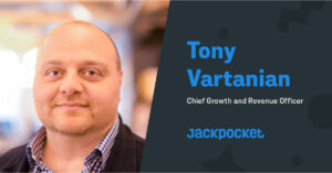 Jackpocket welcomes tony vartanian as chief growth and revenue officer