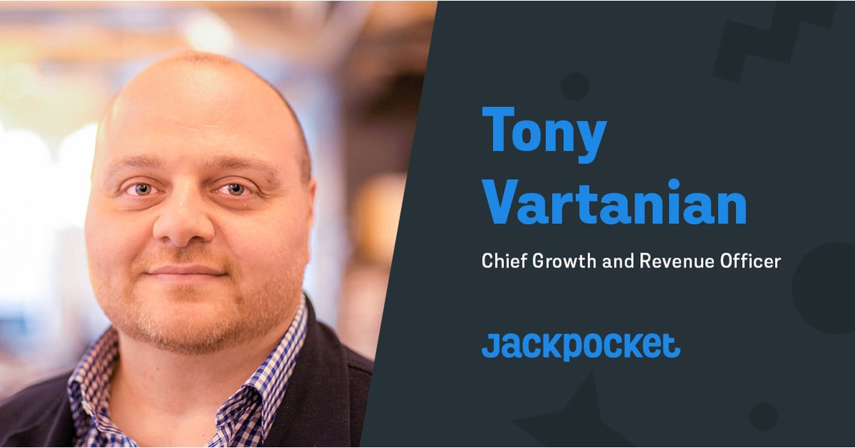 Jackpocket Welcomes Tony Vartanian as Chief Growth and Revenue Officer