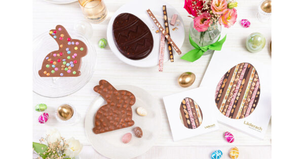Läderach Releases Limited Edition Premium Fresh Chocolate Bunnies, Eggs, and Colorful FrischSchoggi™ For Spring and Easter