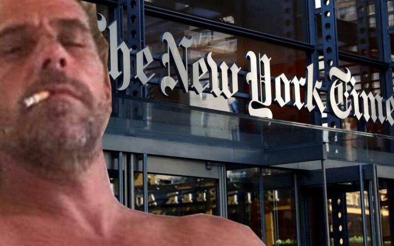 It's true, all of it: new york times confesses hunter biden laptop story is real - photo licensed by shore news network.