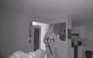 Home intruders kick in door, steal teen's ps4, rifle