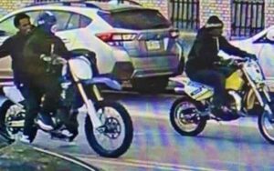 Video shows father and son pulled from car and beaten by dirt bike riders in harlem