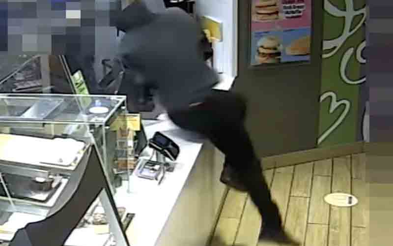 Video captures armed man robbing Germantown McDonald's restaurant