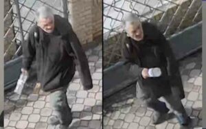 New york police searching for suspect who assaulted victim with ladder
