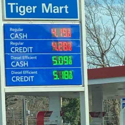 Murphy to new jersey's rising gas prices: swallow hard and take it - photo licensed by shore news network.