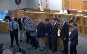 Toms river cop receives life saving award for saving baby