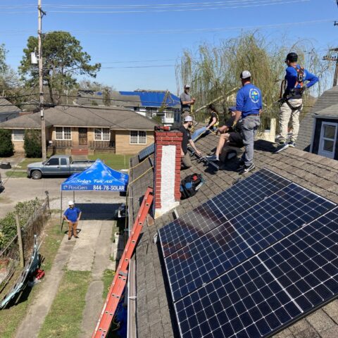 Two new orleans homeowners gifted free solar systems and energy efficiency upgrades - photo licensed by shore news network.