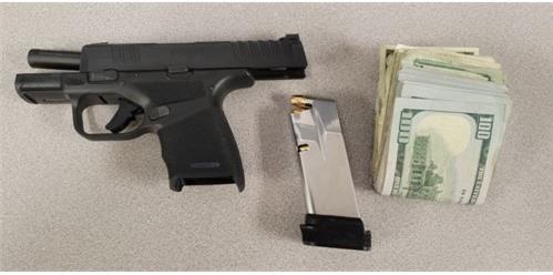U.S. Citizen Arrested Attempting to Smuggle 2 Undocumented Individuals During the inspection, agents found a 9 mm pistol under the front seat and $2,631 on the driver’s person.