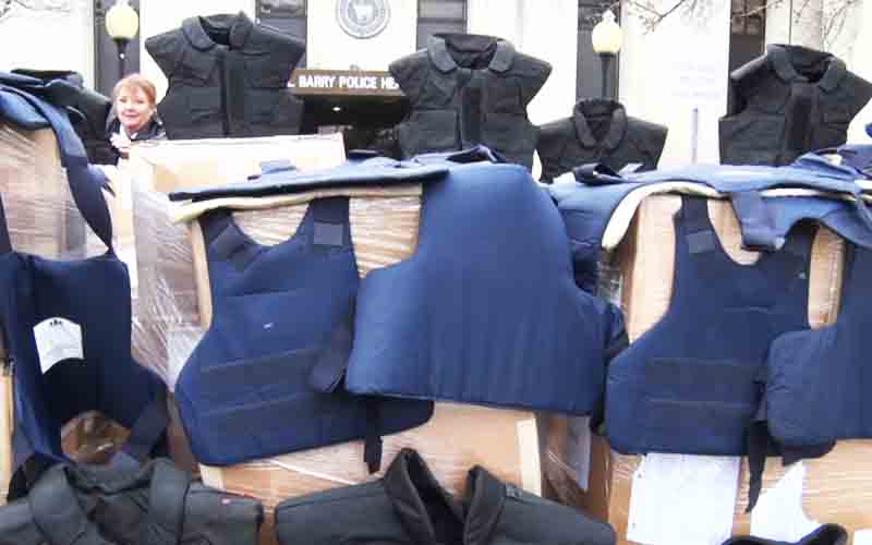 Suffolk County Police Department Donates 750 Bulletproof Vests to Ukraine
