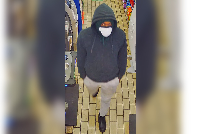 Suspect wanted for robbery after threatening to kill couple at convenience store