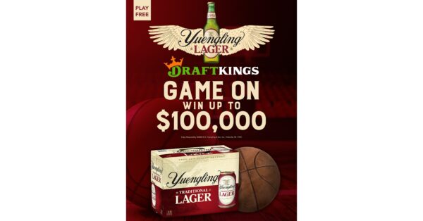 Yuengling and DraftKings Team Up Again to Launch Custom College Basketball Contest Series