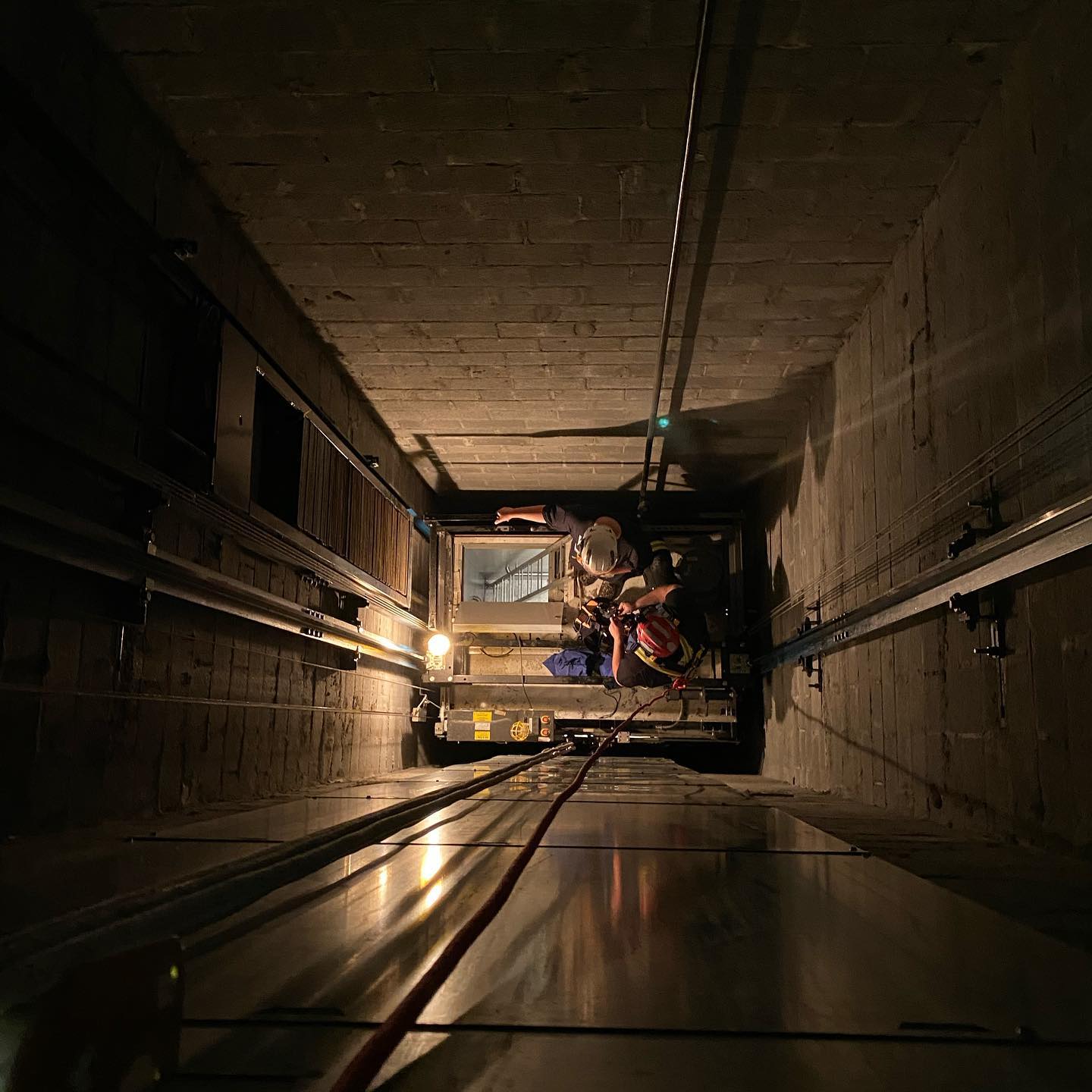 Jersey Firefighters Rappel Down Elevator Shaft to Rescue 6 Trapped