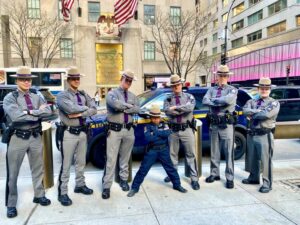Child with cancer sworn in as nypd officer, his 387th department