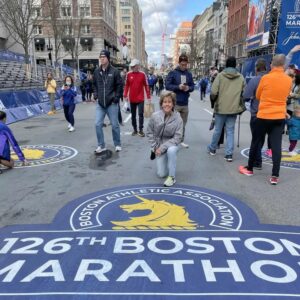 New jersey state trooper runs boston marathon in honor of fallen female cop - photo licensed by shore news network.