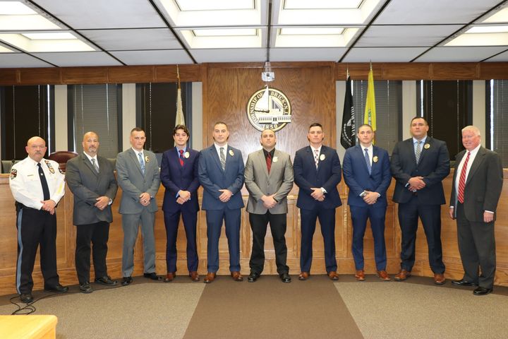 Brick Township Swears in Seven New Cops