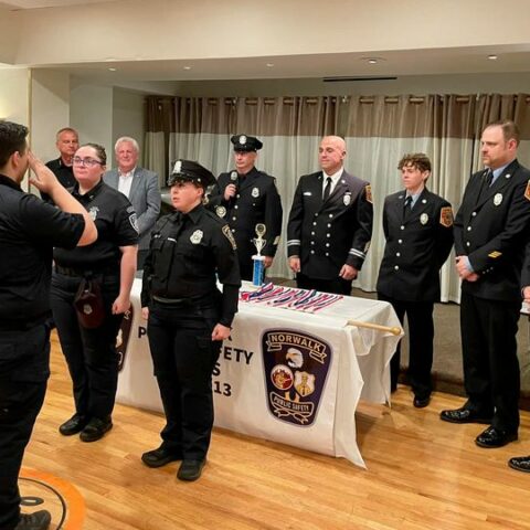 Norwalk city council honors cadets - photo licensed by shore news network.