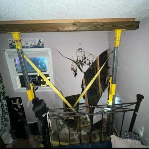 Here's how first responders reacted after vehicle crashed into manahawkin home - photo licensed by shore news network.