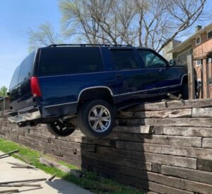 Nobody injured in fireside apartment suv mishap