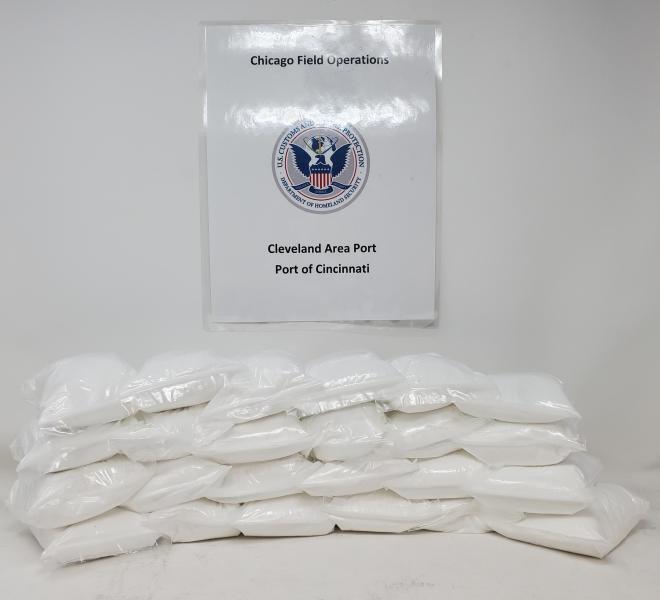 Area Port of Cleveland Sees Record Number of Drugs & Counterfeits 16,000 Pounds of Narcotics and $252 Million of Counterfeits Seized by CBP Cocaine
