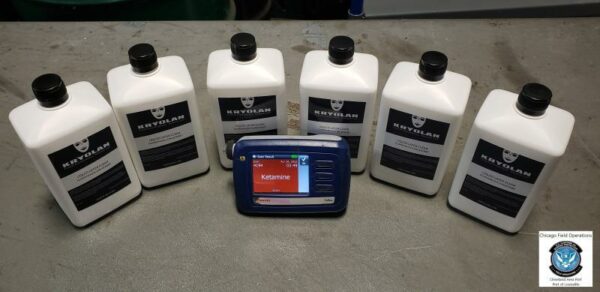 CBP Officers in Louisville Seize 15 Pounds of Ketamine