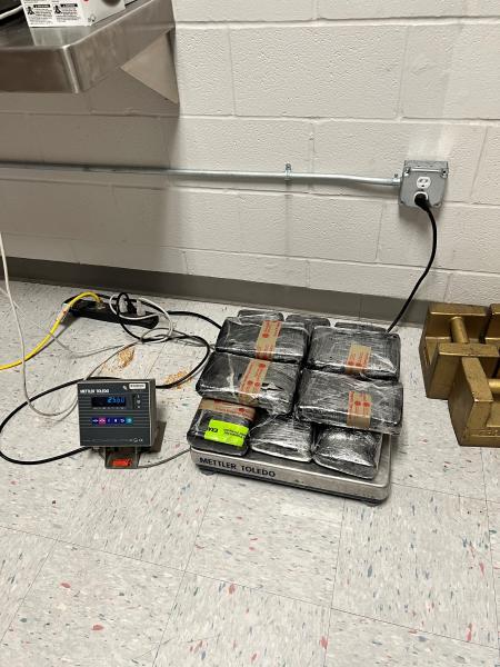 CBP Officers Seize Over $600K in Narcotics at the Eagle Pass, Texas Import Lot Packages containing 25 pounds of cocaine seized by CBP officers at Eagle Pass Port of Entry.