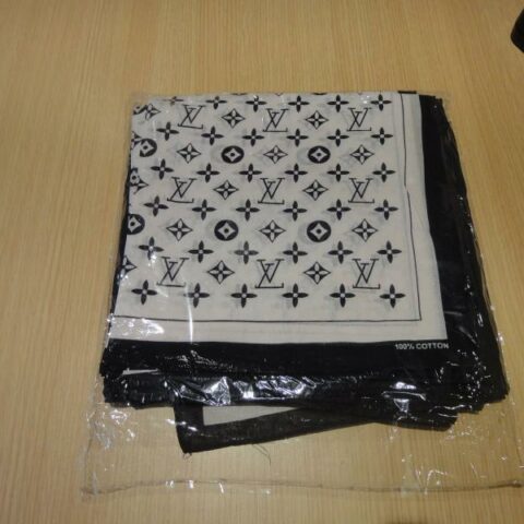 Counterfeit scarves worth over $285k seized - photo licensed by shore news network.