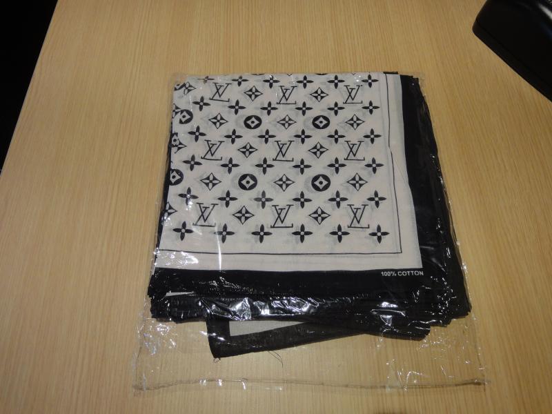 Counterfeit Scarves Worth Over $285K Seized Counterfeit Louis Vuitton scarves discovered at the Port of Alexandria Bay, N.Y. and seized as an Intellectual Property Rights (IPR) violation.