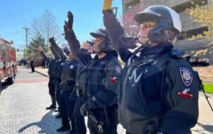Connecticut state police show caring, kindness and support for badly burned, hospitalized boy