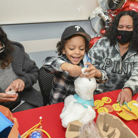 Duck delivery: young sickle cell disease patients at children's regional hospital at cooper in camden, nj receive award-winning social robot thanks to new collaboration with aflac - photo licensed by shore news network.