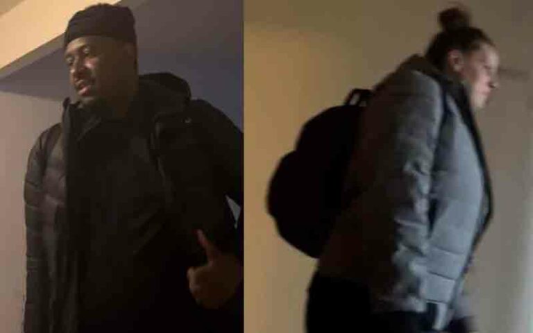 Roommates return from vacation to find apartment completely emptied with couple sleeping inside - photo licensed by shore news network.