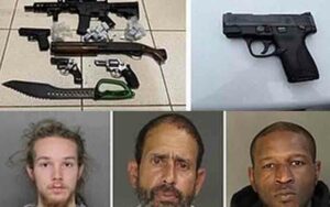 Seven arrested for illegal guns in newark