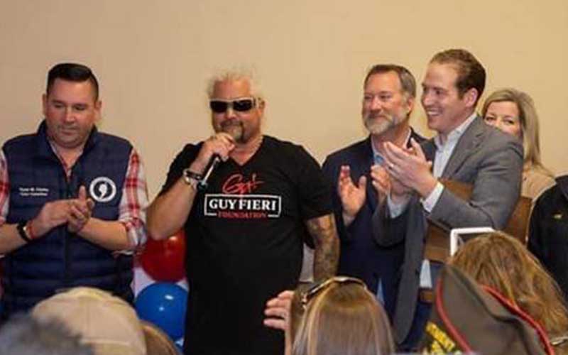 Watch: Legendary Chef Guy Fieri Brings Flavortown to Middletown Veterans