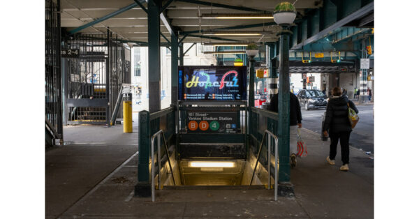 Four Sought in New York City Subway Robbery