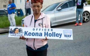 Baltimore names road in honor of fallen female officer keona holley