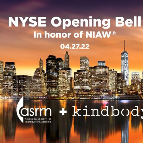 Kindbody and the american society for reproductive medicine mark national infertility awareness week® by ringing the new york stock exchange opening bell - photo licensed by shore news network.