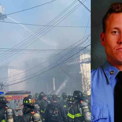 New york firefighter killed in brooklyn blaze - photo licensed by shore news network.