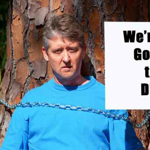 Death, condoms, chains: here are eco activists’ craziest earth day stunts - photo licensed by shore news network.