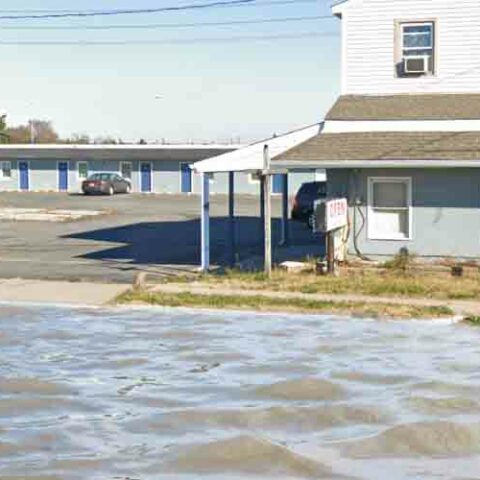 Stranded occupants rescued from jersey shore motels as storm surge flooded room - photo licensed by shore news network.